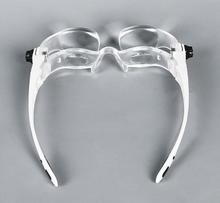 Lentes de aumento tipo óculos 2.0 a x, óculos de leitura com suporte de celular, lupa de vidro 2024 - compre barato