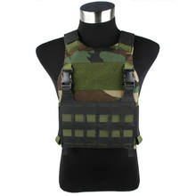 2017 FCSK Woodland Tactical vest WL FERRO Tactical Vest 500D Woodland includes EVA plate 2024 - buy cheap