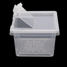 1 Uds., caja de plástico transparente para Reptiles, terrario para Reptiles, Ideal para Escorpión, arañas, camaleón, lagarto 2024 - compra barato