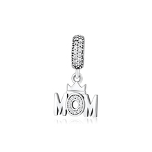 Fits for Pandora Bracelets Perfect Mom Dangle Charms 100% 925 Sterling Silver Jewelry Beads with Clear CZ Free Shipping 2024 - buy cheap