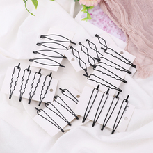 4Pcs/set Black Headwear 6 Styles Hair Accessories Hair Clips Bobby Pins Invisible Curly Wavy Grips Salon Barrette Hairpin 2024 - buy cheap