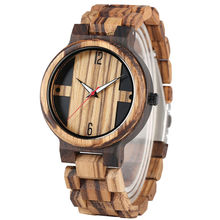 Деревянные часы, специальные двухслойные часы из эбенового дерева, светящиеся вручную, натуральные кварцевые наручные часы horloges mannen reloj hombre 2024 - купить недорого
