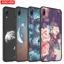 JURCHEN Cartoon Silicone Phone Case For Huawei Y7 Pro 2019 Cover Flower Cute Cat Dog Cover For Huawei Y7 Pro 2019 Phone Case 2024 - buy cheap