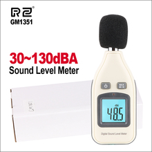 RZ Digital Sound Level Meter Noise Tester 30-130dBA Noisemete Decibels LCD Screen Noise Decibel Monitor Pressure Tester GM1351 2024 - buy cheap