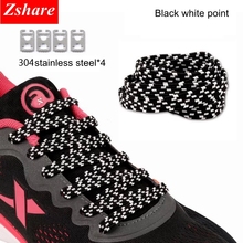 1Pair Stretching Locking Shoe Laces Elastic DIY No Tie ShoeLace Unisex Flat Sneaker Shoelaces Quick lazy Shoe Laces 17 Colors 2024 - buy cheap