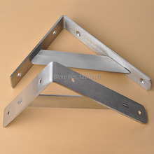 1pieces   25*18 stainless steel wall bracket decoration hardware part kitchen storage support shelf triangle bulkhead stand 2024 - buy cheap