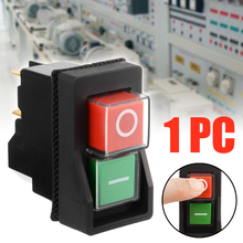 1pc New 250V 16A IP55 KLD28 Waterproof magnetic on off switch 54*30*55mm 4 Pin Start Stop On Off Switch for Workshop Machines 2024 - buy cheap