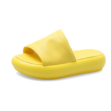 Zapatillas de verano antideslizantes para mujer, zapatos gruesos a la moda, Color caramelo, deslizantes exteriores, 2019 2024 - compra barato