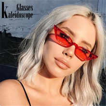 Gafas de sol de ojo de gato para mujer, diseñador de marca femeninos de anteojos de sol, de lujo Vintage, con ojos dulces y lindos, color rojo, Retro, negro, con UV400 2024 - compra barato