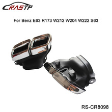 RASTP-наконечник выхлопного глушителя из нержавеющей стали для Benz E63 R173 W212 W204 W222 S63 RS-CR8098 2024 - купить недорого