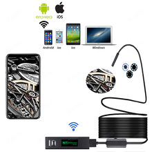 WIFI Endoscope Camera HD 1200P 1-10M Soft Wire IP68 Waterproof Snake Tube Inspection Android ios Wireless Borescope Camera 2024 - buy cheap