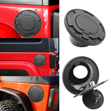 High Quality Black Car-Styling Alloy Car Fuel Tank Cover Fuel Cap Gas Tank Cap for Jeep Wrangler JK JKU Unlimited Rubicon Sahara 2024 - buy cheap