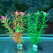 New 24CM Simulation Artificial Underwater Plant Aquarium Fish Tank Decoration Green Powder Water Grass Ornamental Decorations 2024 - buy cheap
