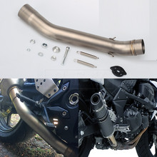 Motorcycle Exhaust Muffler Middle Pipe For Kawasaki Z750 Z 750 2007 2008 2009 2010 2011 2012 Slip-on 07 08 09 10 11 12 2024 - buy cheap