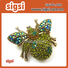 High quality zinc alloy insect rhinestone brooch for man 2024 - buy cheap