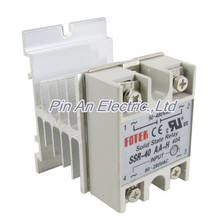 AC-AC Single Phase Solid State Relay SSR 40A 80-280V AC / 90-480V AC  SSR-40AA-H 2024 - buy cheap
