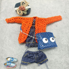 Fashion Spring Knit Wool Bjd Clothes 1/6 Doll Accessories Sweater Pants Shoes Hair Clip Ball Joint Fashion Girl Doll Clothes Set 2024 - buy cheap