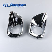 Pair Front Left+Right Fog Light Bezel Trim Cover Chrome 82212341 For Jeep Grand Cherokee 2011 2012 2013 2024 - buy cheap