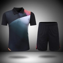 NEW Summer Tennis Sports Wicking Breathable Quick Dry Shirts Clothing Unisex T-shirt+Shorts Table Tennis Clothes Suit A2041YPC 2024 - buy cheap