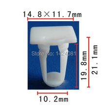 20x OEM Nylon fort Audi  VW Door Trim & Scuff Plate Moulding Clip Retainer 19mmx10mm 191-853-577 2024 - buy cheap