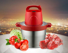 Meat Grinders Minced meat machine commercial household electric stainless steel large capacity 5L chopped pepper raw ginger 2024 - buy cheap