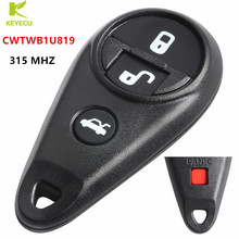 KEYECU Replacement 3 BUTTONS + PANIC Replacement Remote Key fob Transmitter Clicker for Subaru Impreza,Forester CWTWB1U819 2024 - buy cheap