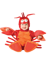 Frete grátis-fantasia infantil de alta qualidade para festa de halloween cosplay caranguejo lagosta fantasia roupas chapéu 2024 - compre barato
