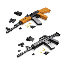M16 AK47 Ausini SVD Sniper Gun Building Blocks Military Weapon Sniper Gun Educational Enlighten DIY Brick Compatible With gift 2024 - buy cheap