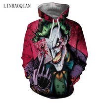 Joker Poker Men Hoodies Sweatshirts 3D Printed Funny Hip Hop Hoodies Novelty Streetwear Hooded Autumn Jackets Male Tracksuits 2024 - buy cheap
