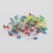 500Pcs/lot 5MM LED Diode Kit Mixed Color Red Green Yellow Blue White 2024 - buy cheap