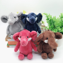 10cm Cute Elephant Pendant Plush Toys Kawaii Bag Backpack Keychain Stuffed Animals Plush Dolls Kids Toys for Children Gifts 2024 - buy cheap