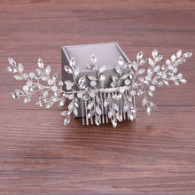2019 cristal tiara pentes de cabelo para mulheres noiva mike strass jóias de cabelo acessórios de cabelo casamento artesanal grampos de cabelo caindo 2024 - compre barato