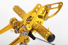 Adjustable CNC Foot Pegs For DUCATI STREETFIGHTER 848  Gold Rear Set Motorcycle Parts 2024 - buy cheap