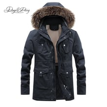 DAVYDAISY Winter Jacket Men Warm Detachable Hooded Fur Collar Fleece Parkas Casual Coat Men High Quality Military Parkas DCT-248 2024 - buy cheap