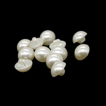 SHINE Resin Sewing Buttons Scrapbooking Round Pearl White Single Hole Imitation Pearl 13mm Dia. 20 PCs Costura Botones decorate 2024 - buy cheap