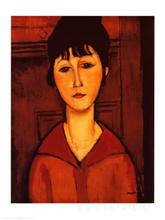 modern painting for dining room Woman in a Brown Dress Amedeo Modigliani High quality Hand painted 2024 - buy cheap