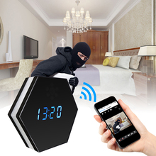 Z17 visión nocturna inalámbrica WIFI electrónico reloj de mesa cámara IP remotamente Monitor P2P CCTV cámara para vigilancia de seguridad en el hogar 2024 - compra barato