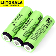 Литиевый аккумулятор Liitokala NCR18650B, 18650, 3400 мА · ч, для фонариков, 3,7 В 2024 - купить недорого
