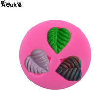 Leaves Shape Wedding Cake Decoration Mold Tree Leaf Fondant Silicone Mould Chocolate Molds Candy Moulds DIY Kitchen Baking Tools 2024 - buy cheap