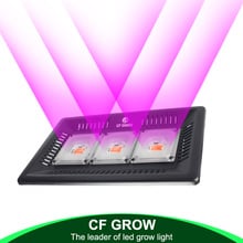 Cf grow-lâmpada de led para cultivo em estufas, hidroponia, ultrafina, à prova d'água, espectro completo, para vegetais e floração, uso interno 2024 - compre barato