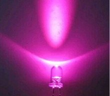 100pcs /lot 5MM Pink Round Transparent super Bright Light bulbs emitting diode LED 2024 - buy cheap
