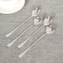 1pcs Long Handle Stainless Steel Tea Coffee Spoon Cocktail Ice Cream Soup Spoons Cutlery kitchen accessories dessert spoon 2024 - buy cheap