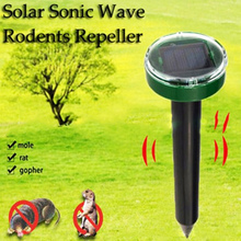 Outdoor Garden Mole Repellent Solar Power Ultrasonic Mole Snake Bird Mosquito Mouse Ultrasonic Pest Repeller Control Garden Yard 2024 - buy cheap