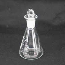 Frasco de boca de campana de 250ml, vidrio de borosilicato cónico con tapón para laboratorio 2024 - compra barato