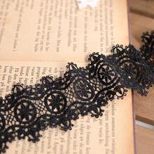 5 Meters/lot 6cm Width Black Embroidered Net Lace Ribbon Decorated Lace Trimming Sew Appliques Craft 2024 - buy cheap