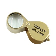 Portable 30X Power 21Mm Jewelers Magnifier Foldable Gold Eye Loupe Jewelry Store Magnifying Glass 2024 - buy cheap