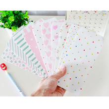 150pcs / lot  Romantic cartoon pattern kawaii Strip paper envelope sobres papel/invitation envelope gilt decorated/whloesale 2024 - buy cheap