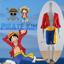 Athemis/Новинка; Костюм для косплея с обезьянкой D Luffy; Красный костюм; Синие и белые брюки; Унисекс; Любой размер; Наряд на заказ 2024 - купить недорого