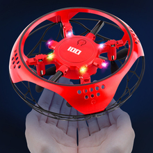 Mini Flying Helicopter UFO RC Drone Hand Sensing Aircraft With 6 LED lights Electronic Quadcopter flayaball Toys for children 2024 - buy cheap