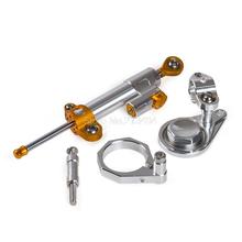 Suprimentos para motocicleta, amortecedor e suporte de direção para suzuki gsxr1000 k7 k8, gsxr600 gsxr750 06-10 prata 2024 - compre barato